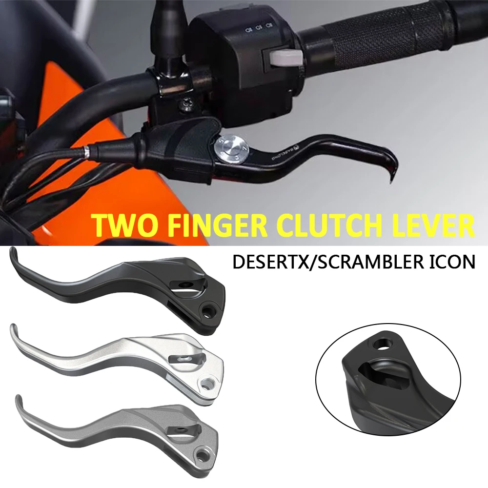 

For Ducati Scrambler Icon 800 2019 2020 2021 2022 2023 Motorcycles Two Finger Clutch Lever 10% Force Reduction Clutch Lever