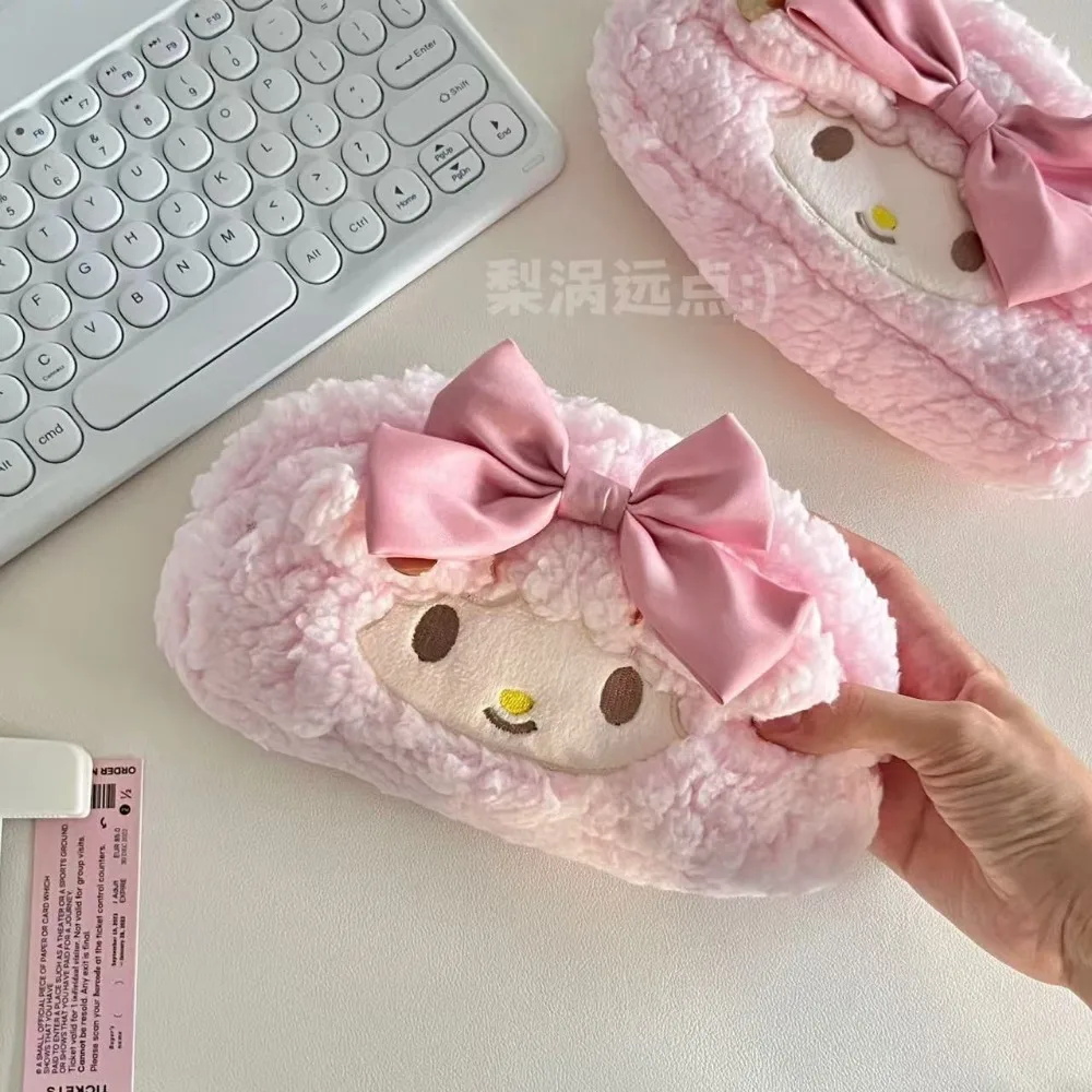 Новая плюшевая сумка для ручек Sanrio Instagram с овечьей ручкой фортепиано девочек