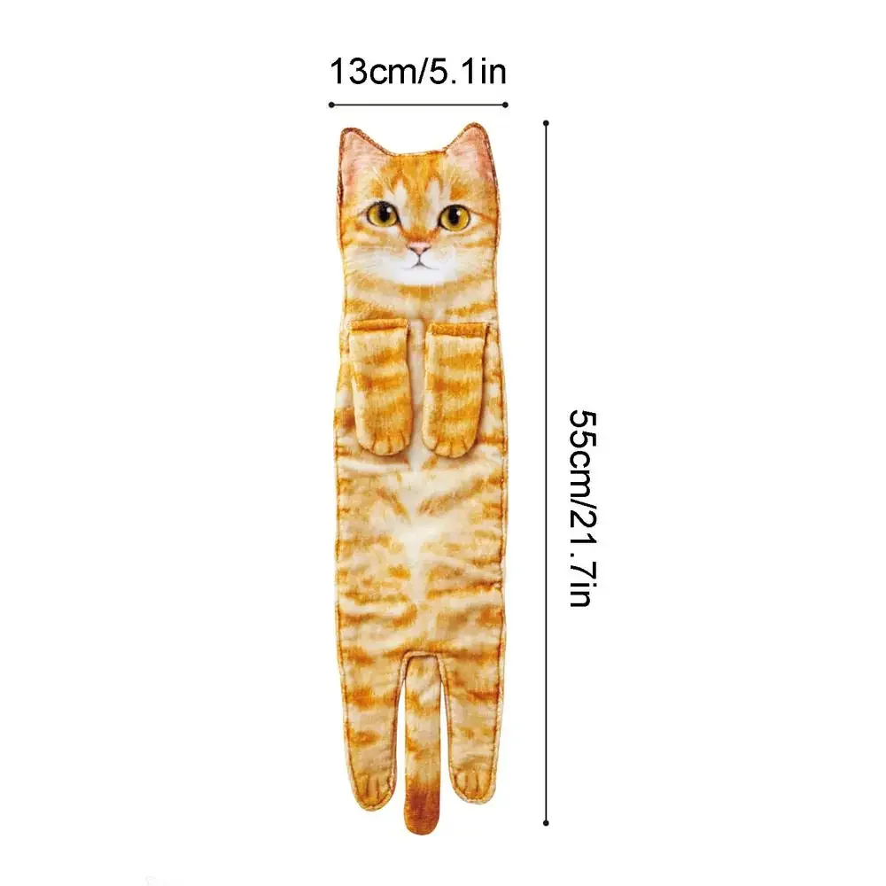 

Полотенца для рук с изображением кошки