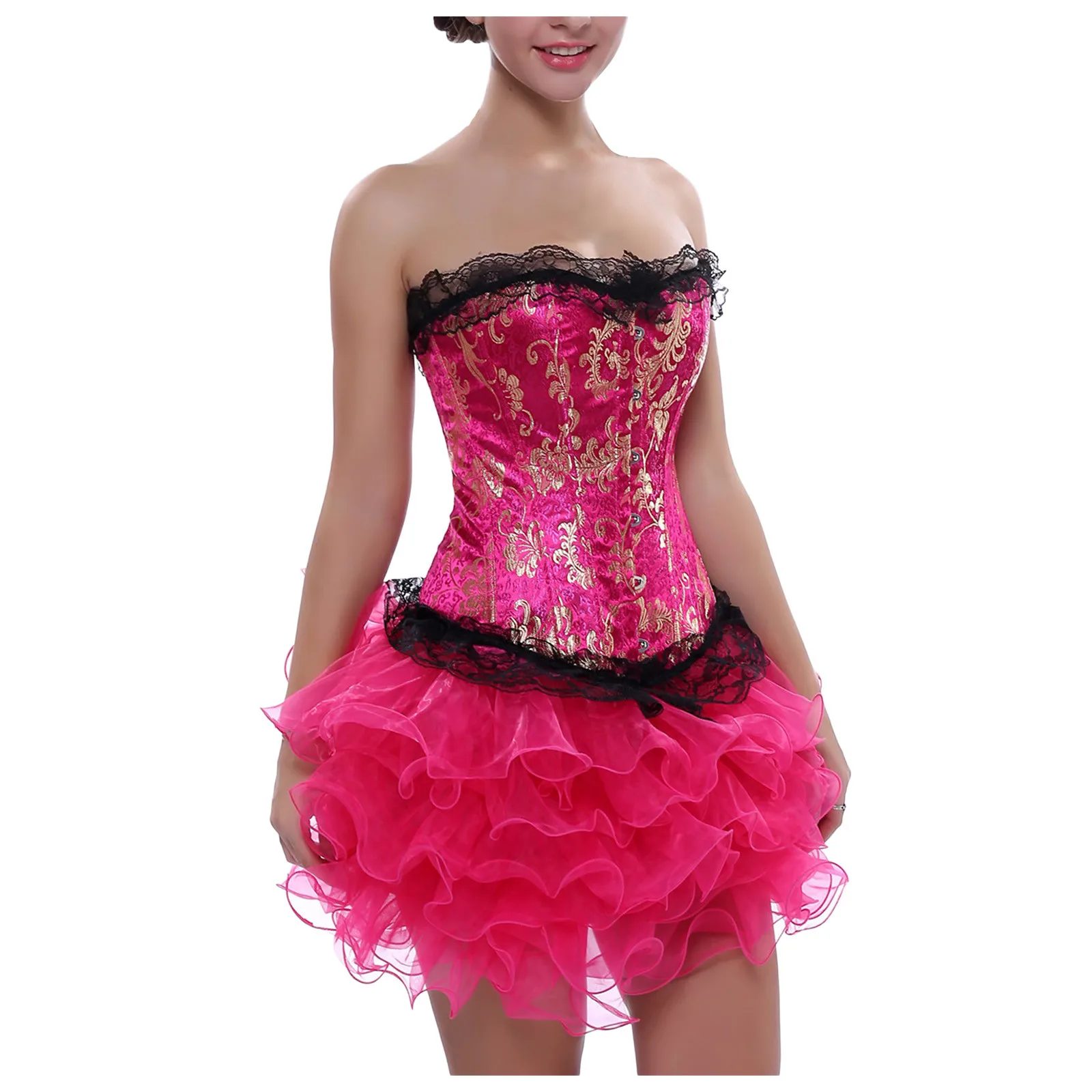 

Back Underwear Printed Control Slimming Up Shaper Tummy Corset Lace Underbust Lace Shapewear Women Shapeware fitness Shareware