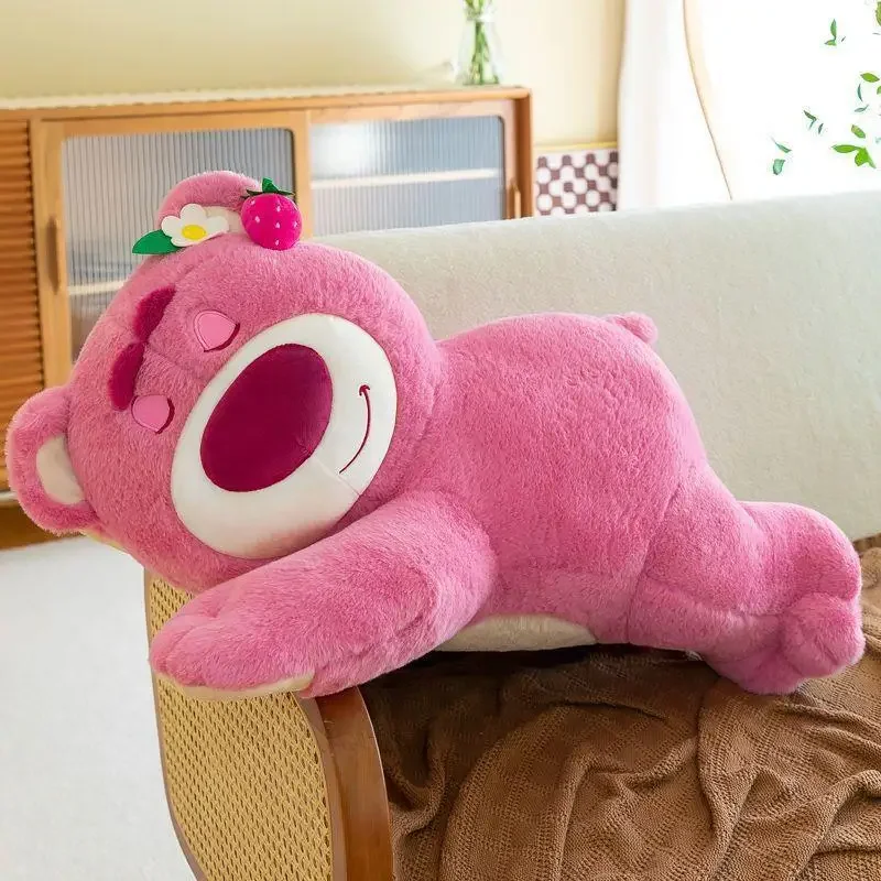 Милая плюшевая игрушка MINISO с клубничным медведем 50-90 см большая подушка