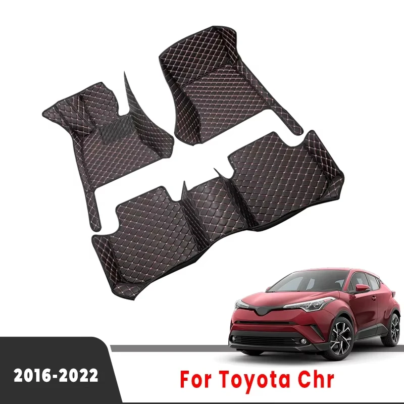 LHD для Toyota CHR C-HR C HR Izoa 2024 2023 2022 2021 2020 2019 2018 2017 2016 Автомобильные коврики Ковры салона