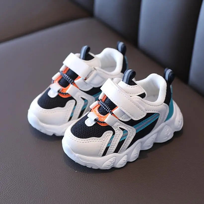 

Boys Girls Casual Shoes 2022 Spring New Baby Soft-soled Toddler Shoes Sport Shoes Non-slip Toddler Running Shoes Kids Shoes
