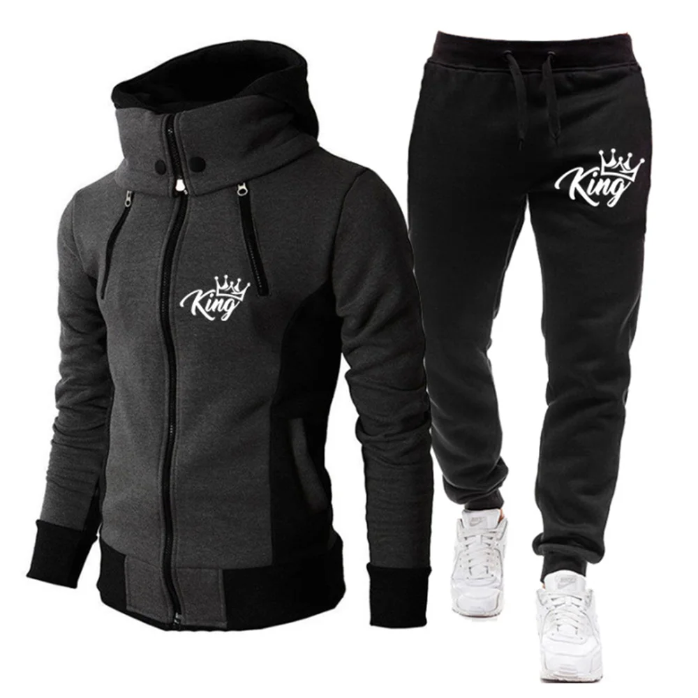 

Осень-зима 2022 мужские спортивные костюмы для отдыха индивидуальное пальто на двойной молнии с воротником-стойкой для улицы