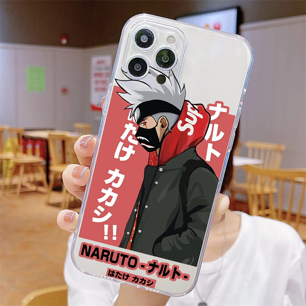 naruto luxury ultra thin clear phone case for apple iphone 11 12 13 pro max 12 13 mini x xr xs max se 6 6s 7 8 plus celular free global shipping