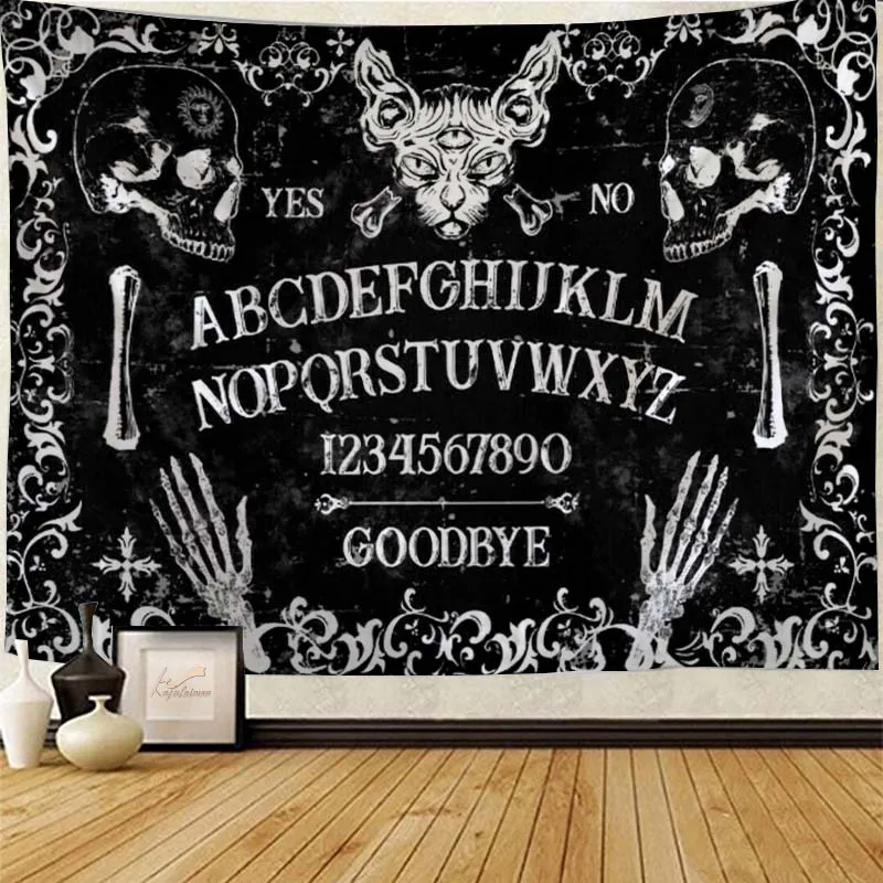 Спиртовая доска Ouija 666 кошачий Настенный декор для комнаты эстетический