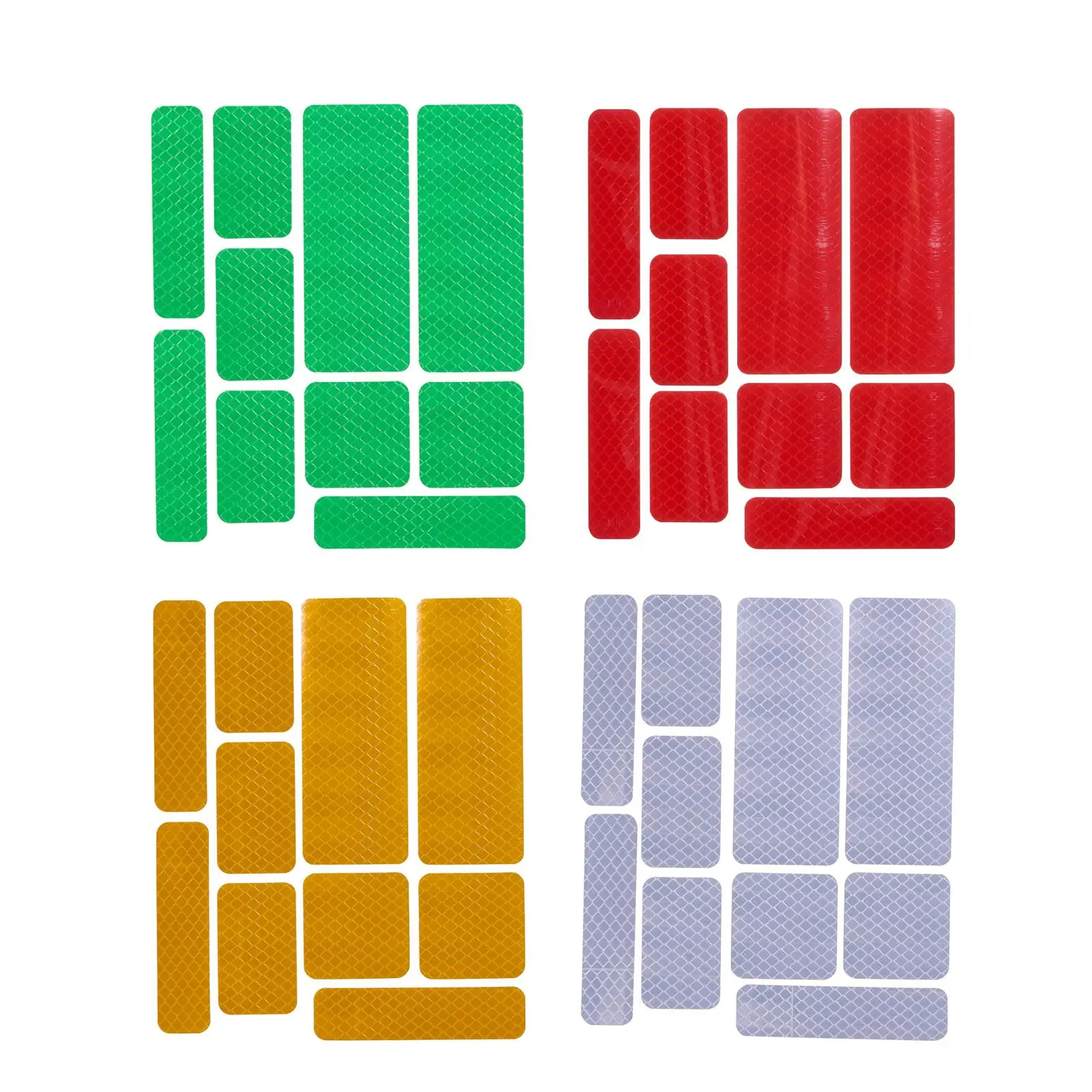 

10Pcs Safety Reflective Stickers Warning Stickers for Mountain Road Bike