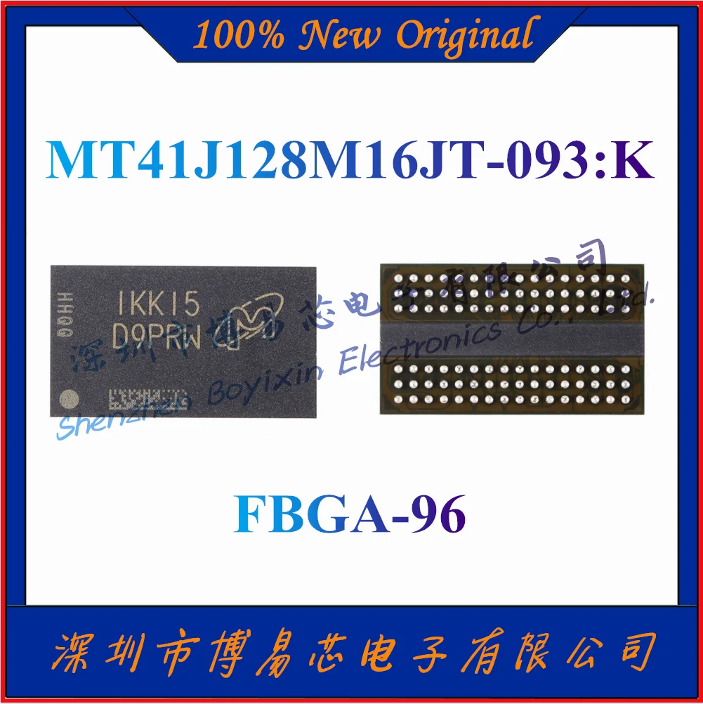 

NEW MT41J128M16JT-093:K Original genuine 2Gb DDR3 SDRAMN memory chip 。FBGA-96