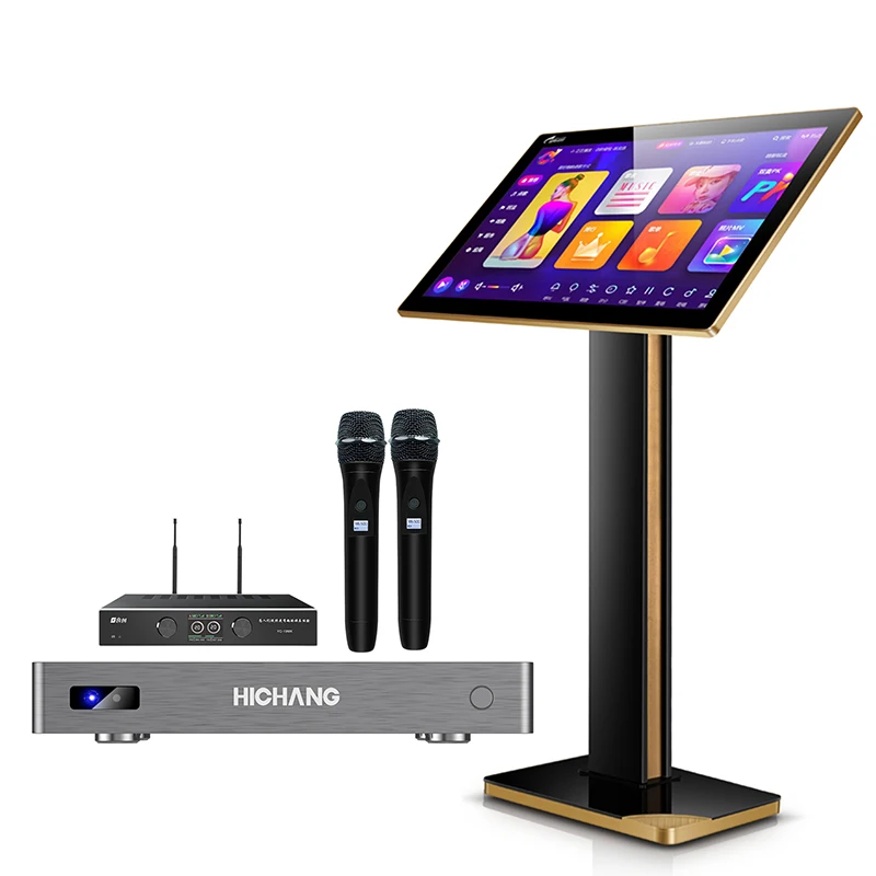 

Karaoke Machine HDD Karaoke Player AI Song Selection KTV Chinese KV V5 Plus Karaoke System 21 5 Touch Screen 8TB Jukebox