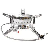 camping gas stove portable folding outdoor backpack stove travel equipment cooking hiking picnic