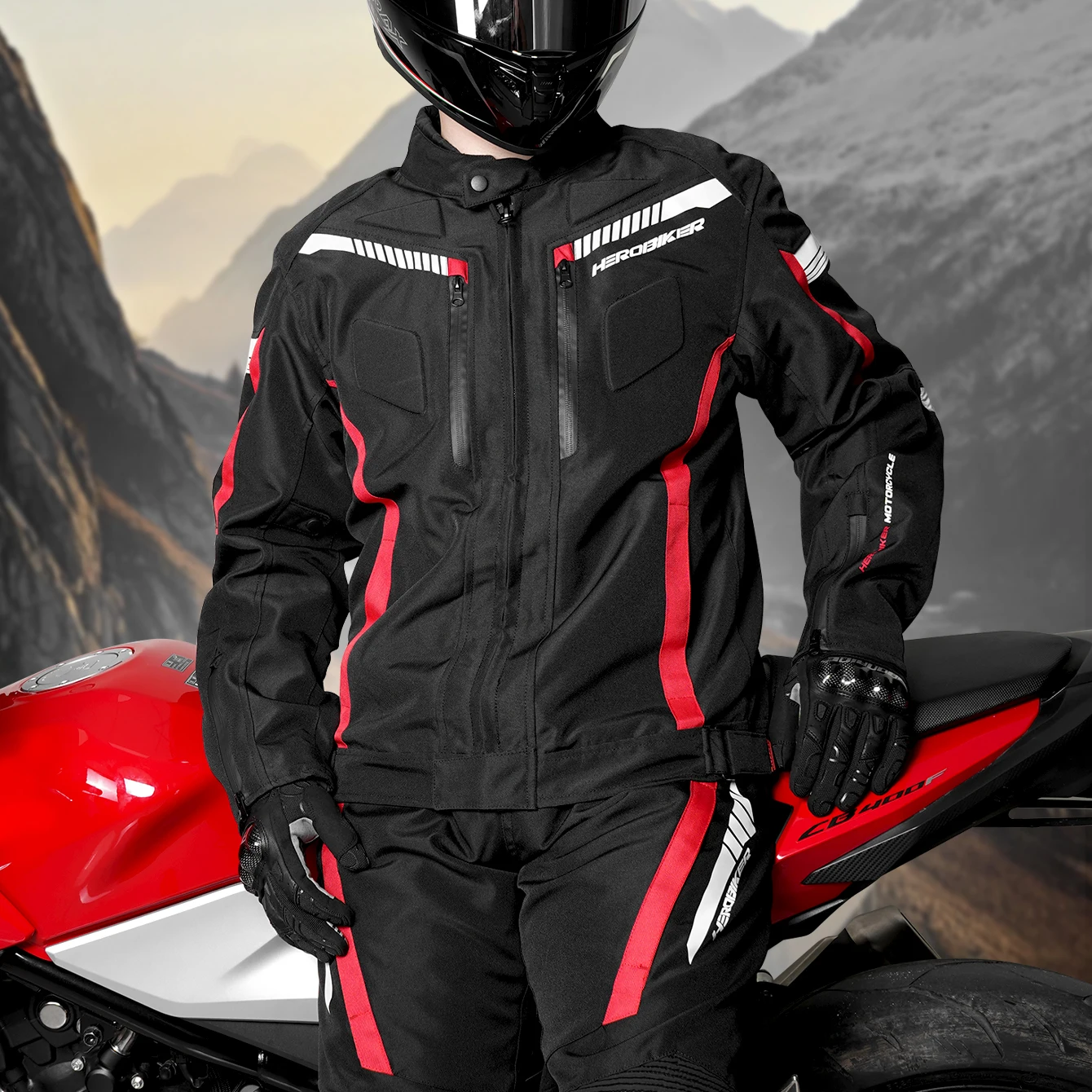 Водонепроницаемая мотоциклетная куртка мужская Chaqueta Moto носимый гоночный