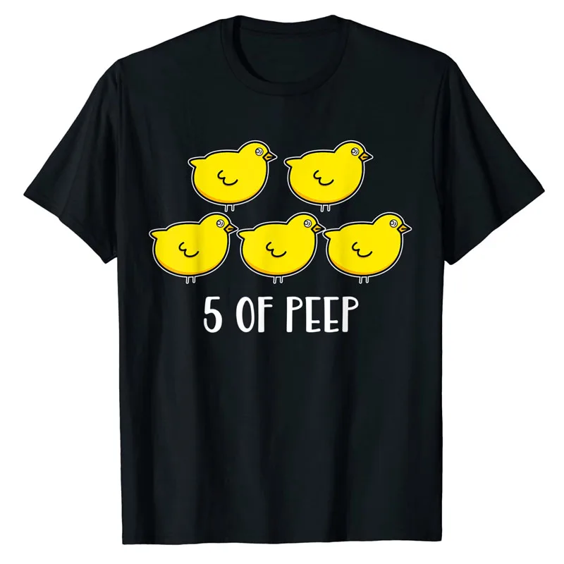 

Five of PEEP Funny Respiratory Therapist Therapy Ventilator T-Shirt Funny Graphic Tee Tops Cool Gifts Cute Short Sleeve Blouses