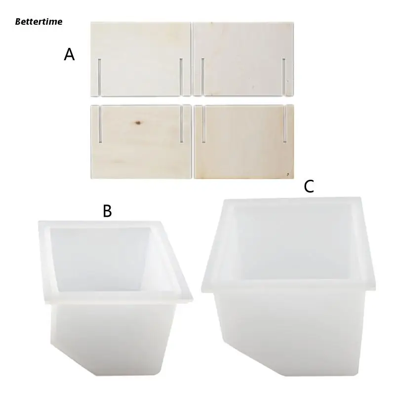 

B36D квадратная кубическая форма из смолы для творчества, искусство, свеча, мыло светильник Декор