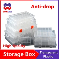 new portable tool storage box container box electronic parts screw beads organizer plastic case