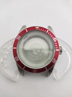 miyota 8215 case 41mm watch accessories add aluminum bezel stainless steel watch case fit dg 2813 movement