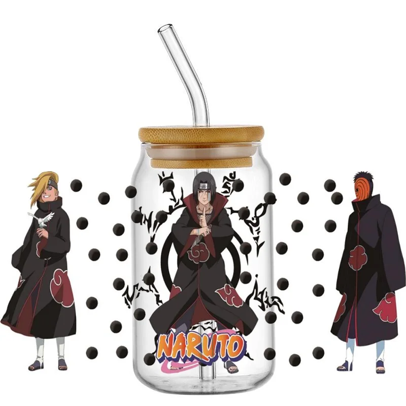 MINISO японский стиль ниндзя восход 3D наклейка 16 унций UF DTF индивидуальный логотип