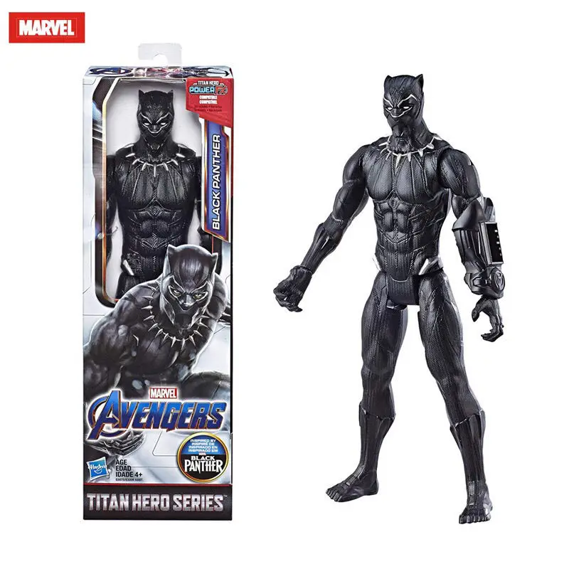 

Marvel Large Black Panther Hand-held Avengers Hero 4 Doll Anime Wakanda Leader Doll Collection Model Ornament Toy Birthday Gift