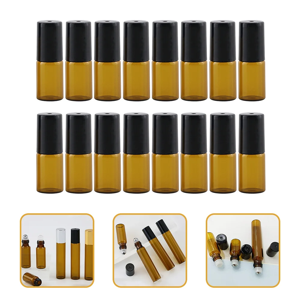 

20pcs Empty Roller Bottles for Oils Refillable Perfume Essential Oil Bottles 3ml