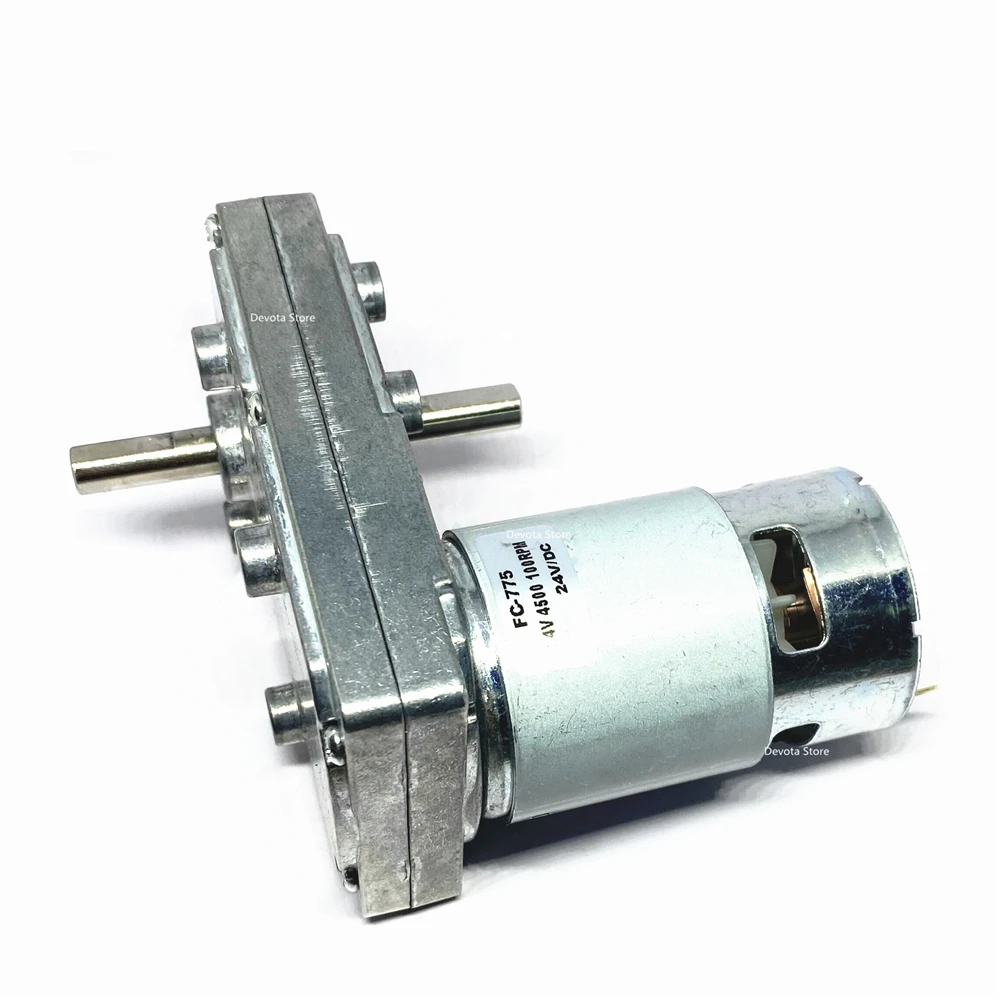 Мощный FC-755/775 двухвальный редукторный двигатель постоянного тока 3в-30в