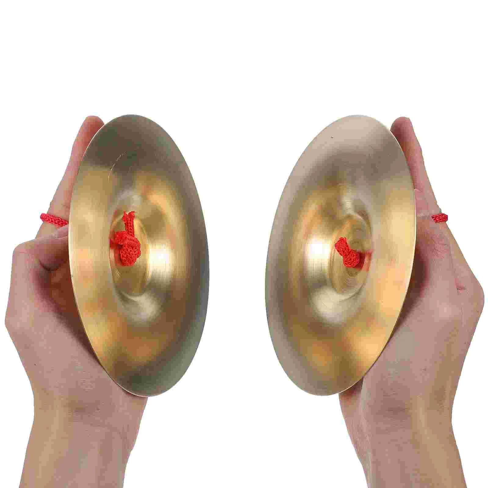 Crash Cymbal Education Toys Copper Finger Cymbal Spanish Finger Cymbals Brass Cymbals Ring Toys Kids enlarge