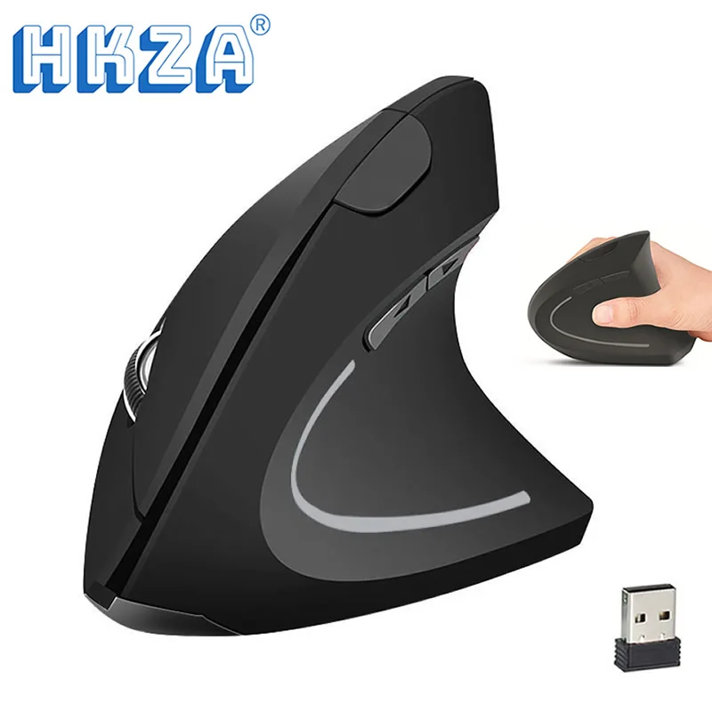 Vertical Gaming Mouse Usb Computer Mice Ergonomic Desktop Up