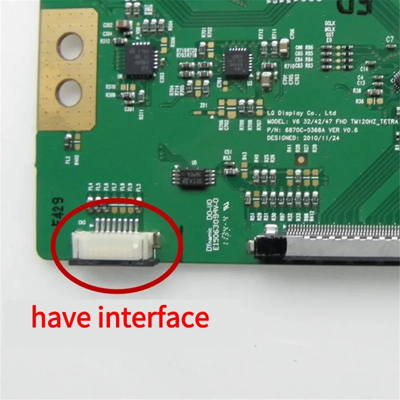 Материнская плата для LG V6 32/42/47 FHDTM120HZ 6870C-0368A VER V0.6 Tcon