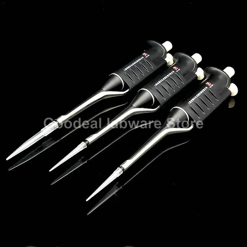 

QIUJING black 1pc Lab Five-Range Micro Pipettor,Special Pipette Tips Five gears adjustable Sampler