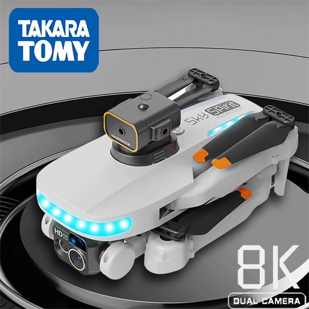 TAKARA TOMY P14 Mini Drone 8k Profesional HD Camera Obstacle Avoidance Aerial Photography Brushless Drone Quadcopter Gifts Toys