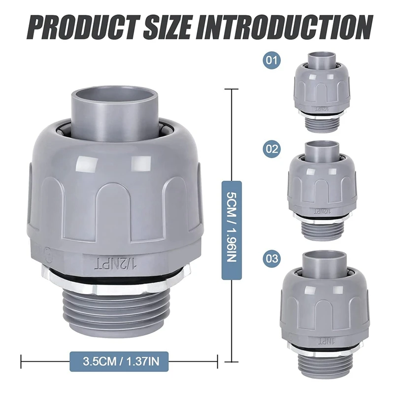 30 шт. соединители для труб GTBL 1/2 дюйма