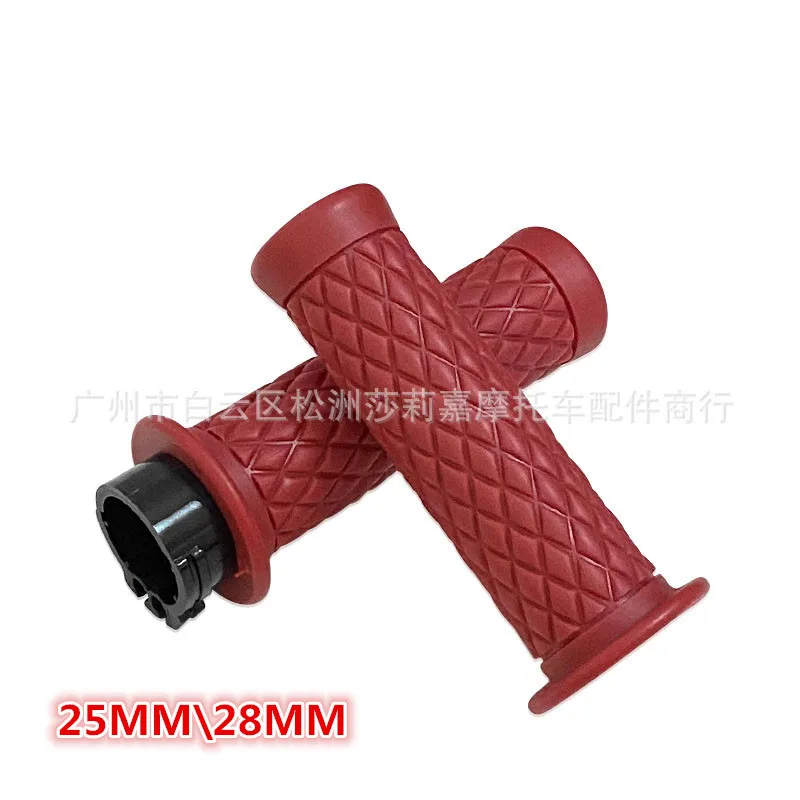 Ручки мотоциклетные в стиле ретро, 11 цветов, 22 мм 25 мм, универсальные для Kawasaki, Yamaha, Harley 883 1200, Honda CB400