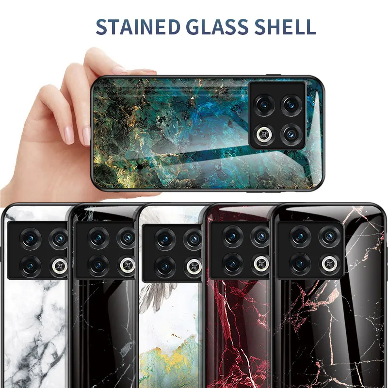 

For Oneplus10 Pro 9RT 9 8 8T 7 7T 6 6T5 5T Nord N200 CE N10 N100 5G Tempered Glass Colorfull Phone Case Cover
