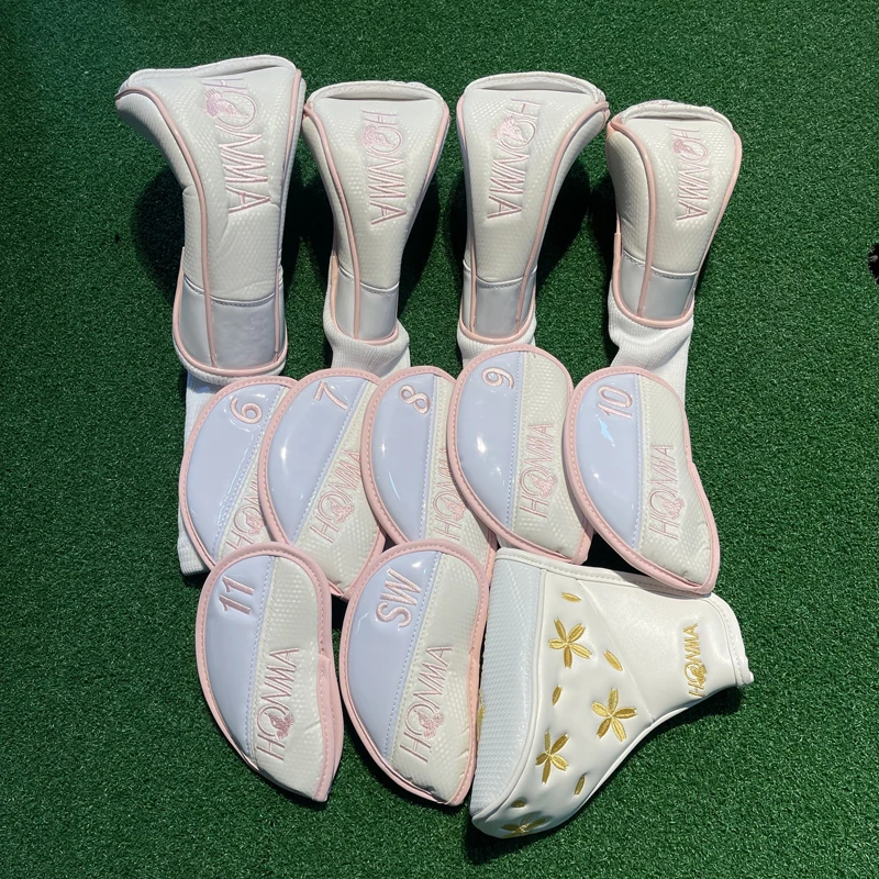 

Honma Golf Club Cover Iron Cover Wood Putter Cover Set golf club head covers