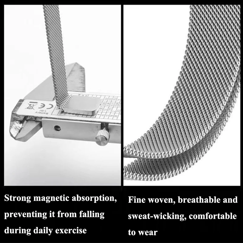 Stainless Steel Strap For Huawei Band 7 Magnetic Loop Watchband Women Men Watch Metal Bracelet For Huawei Watch Band 7 correa