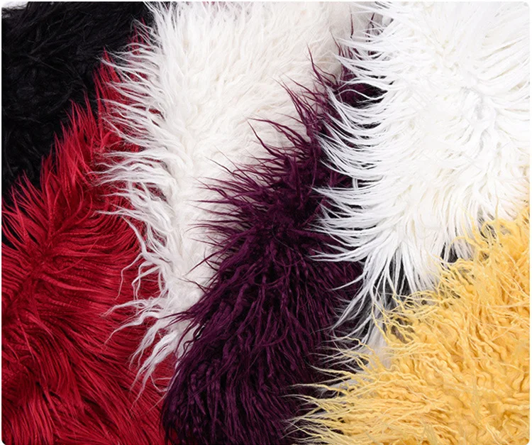1 ярд имитация пляжной шерсти ткань из искусственного меха плюшевая редька