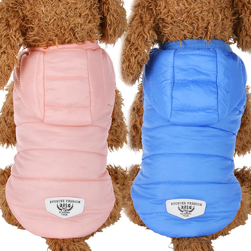 

Dog Clothes French Bulldog Winter Waterproof Down Jacket Pet Hoodie Warm Dog Clothes for Small Dogs Yorkshire Terrier Puppy Coat