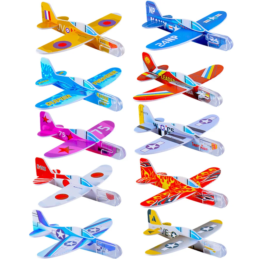 

25 Pcs Airplane Model Throwing Planes Glider Aircraft Toy Outdoor Toys Kids Bulk Boys