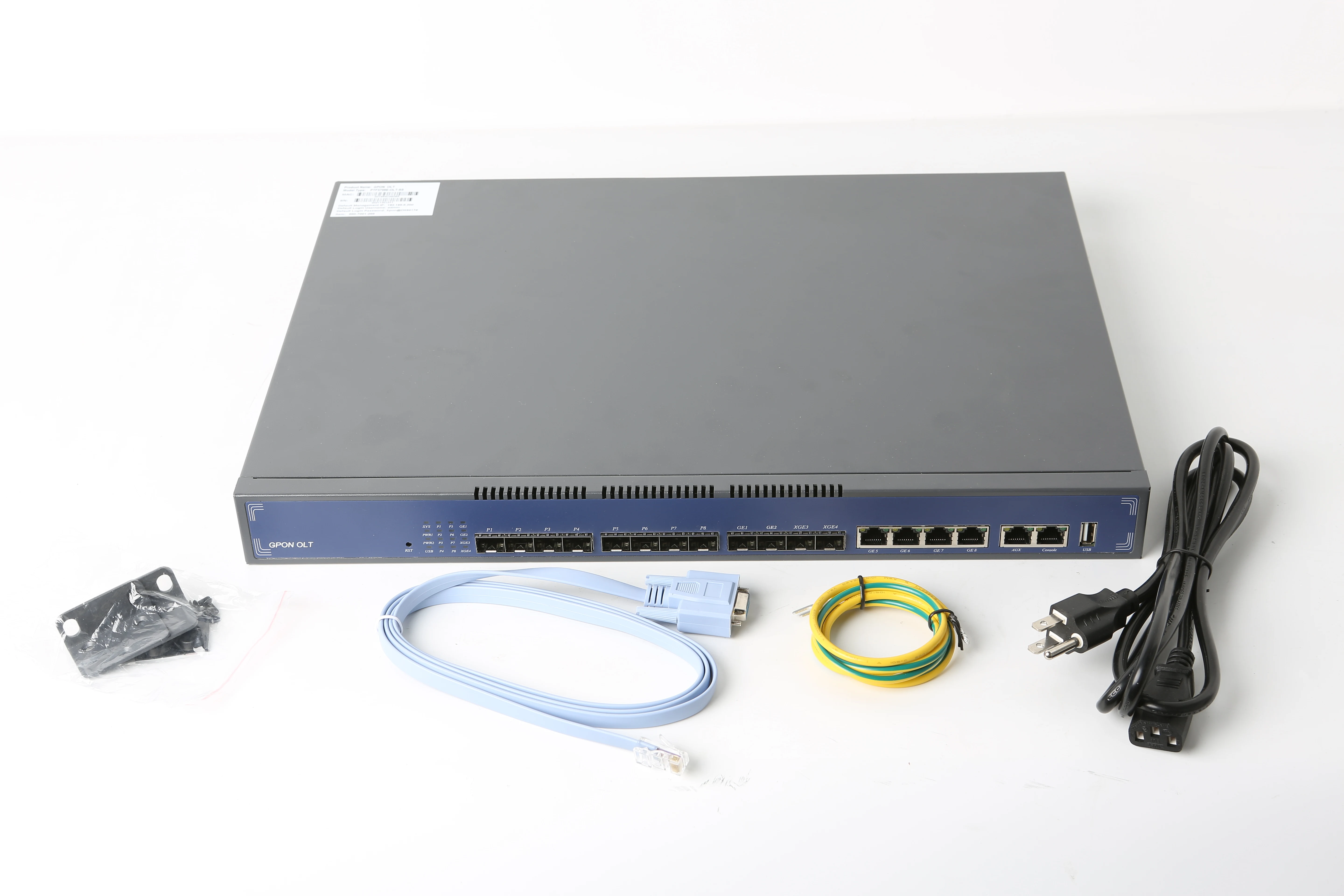 HiOSO 1U GPON OLT 8PON 4PON GPON OLT Волоконно-оптическое оборудование FTTx Solutions 4 порта Mini OLT FTTH Один источник питания HA7308G-L (art.: 3920d3fdcb48c) - 3920d3fdcb48c