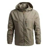 men waterproof jackets hooded coats male outdoor outwears windbreaker windproof spring autumn jacket fashion clothing coat