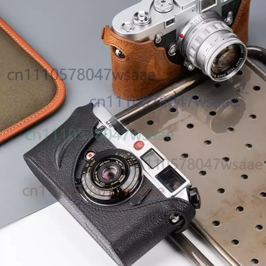 Фото Кожаный чехол-сумка для фотоаппарата с защитной ручкой для Leica M6 M7 M4 M3 M2 M1 MP MDa №1