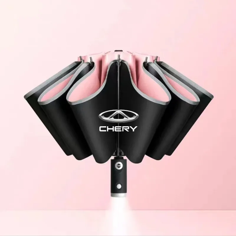 

Автоматический зонт для автомобиля, Солнцезащитный бизнес-зонт для Chery Tiggo 7 Pro 8 4 5 3 2 T11 5X, амулет для QQ IQ Fulwin Arrizo 5