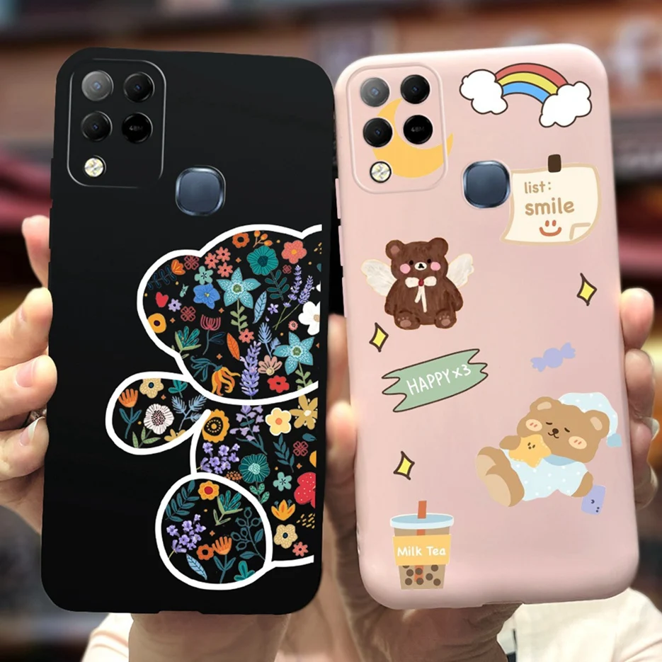 Новинка модный мультяшный чехол для Infinix Hot 10s Чехол X689 X689B X689C мягкий телефона из