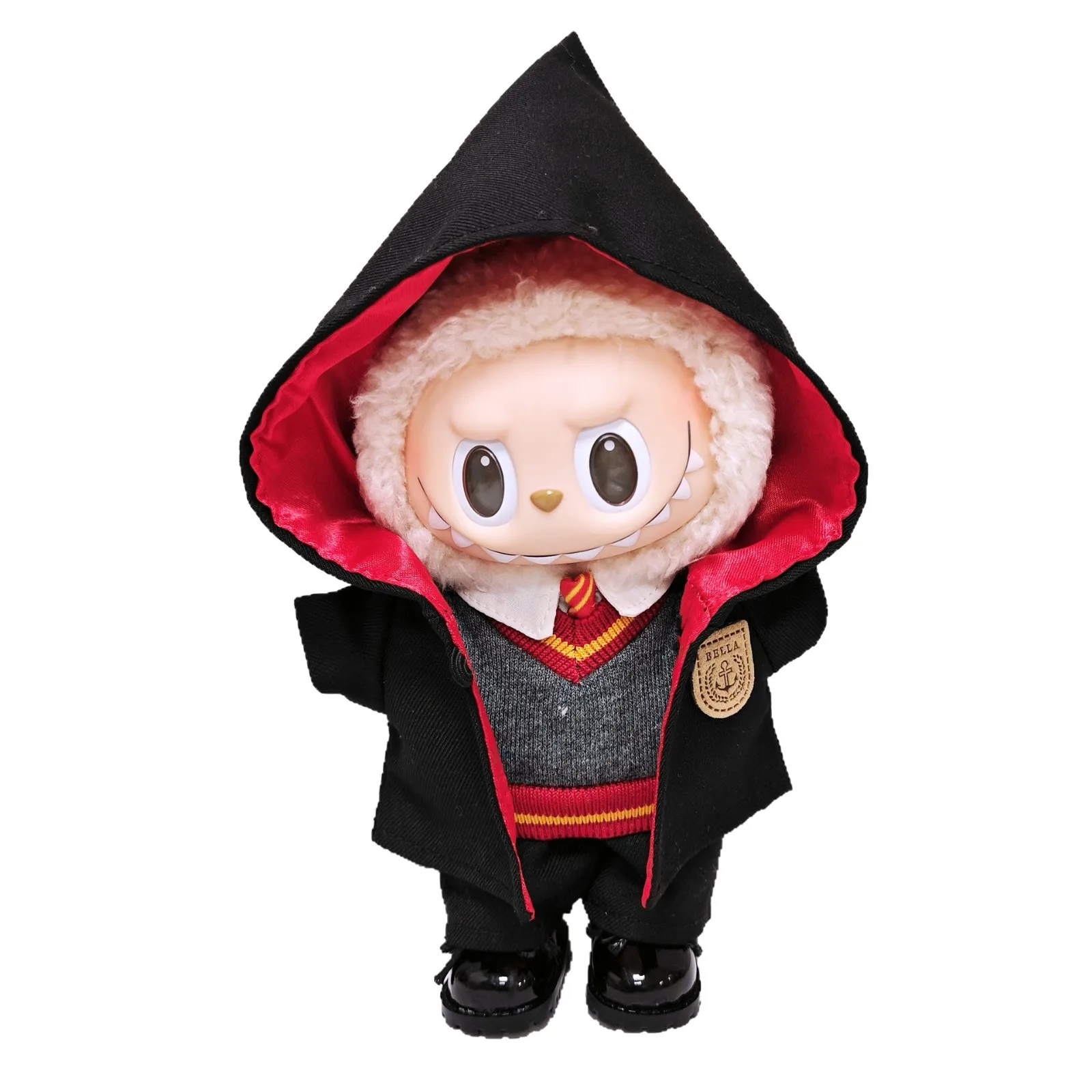 Одежда для Labubu Cool Magic Academy, комплект накидок с капюшоном, аксессуары для одежды, подходит для кукол 15 см, 17 см, 1-го до 3-го поколения (art.: 3920d05da08d5) - 3920d05da08d5