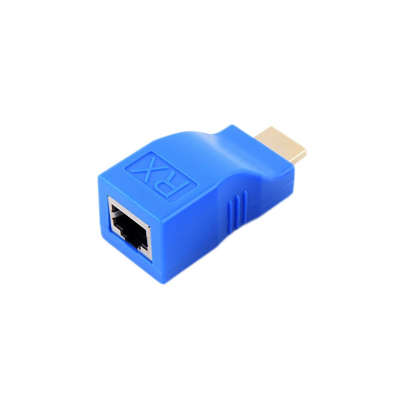 1 пара RJ45 4K HDMI-совместимый удлинитель до 30 м по сети CAT6/5E Ethernet LAN TX RX адаптер для HDTV