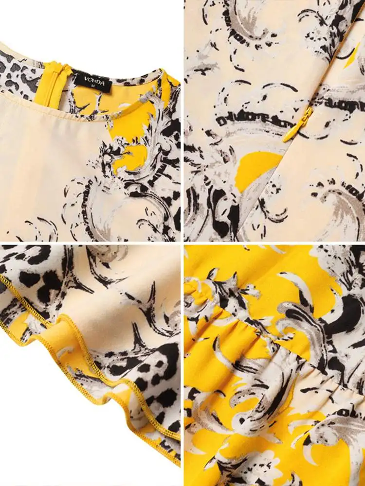 Flared Sleeve Pleated Maxi Dress 5