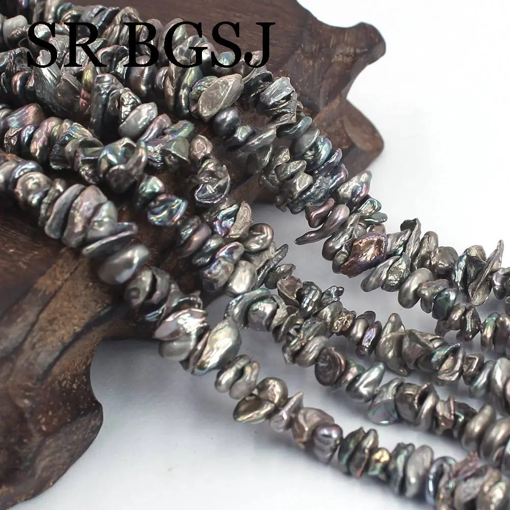 

8-10mm Natural Freshwater Pearl Beaded High Quality Rice Shape Punch Beads for Make Jewelry DIY Bracelet Necklace Accessories