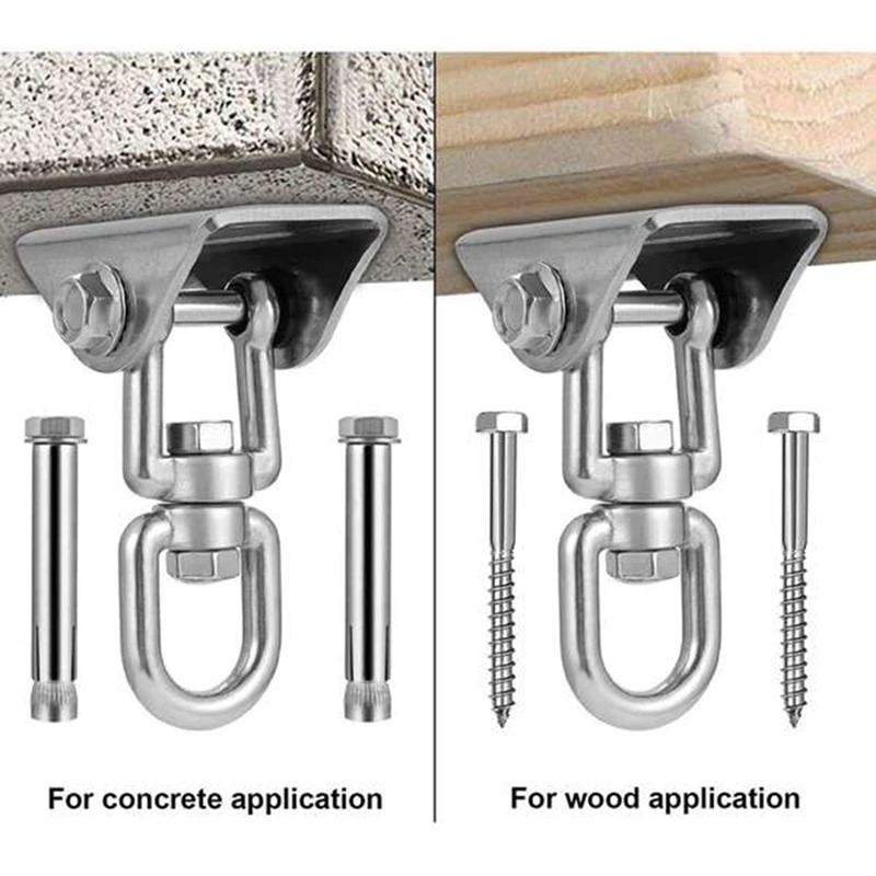 Акция! Подвесное кресло с крючком для потолка вращающийся на 360 ° кронштейн