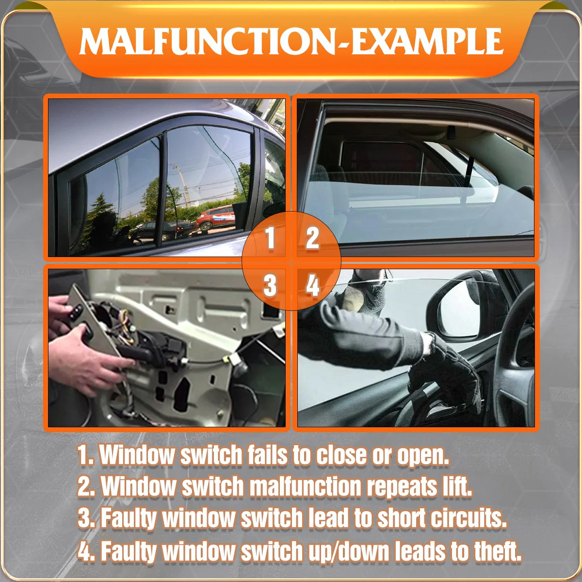 Главный выключатель окна автомобиля кнопка подъема стекла 68289802 AB для Jeep Grand Cherokee