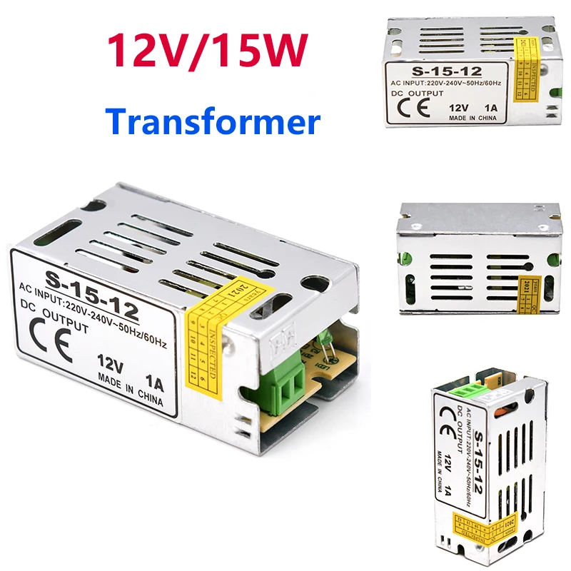 

Питание адаптер светильник трансформатор 220 в 12 в переменного токаПитание адаптеру источника 1A прокладка переключатель светодиодный драйв...