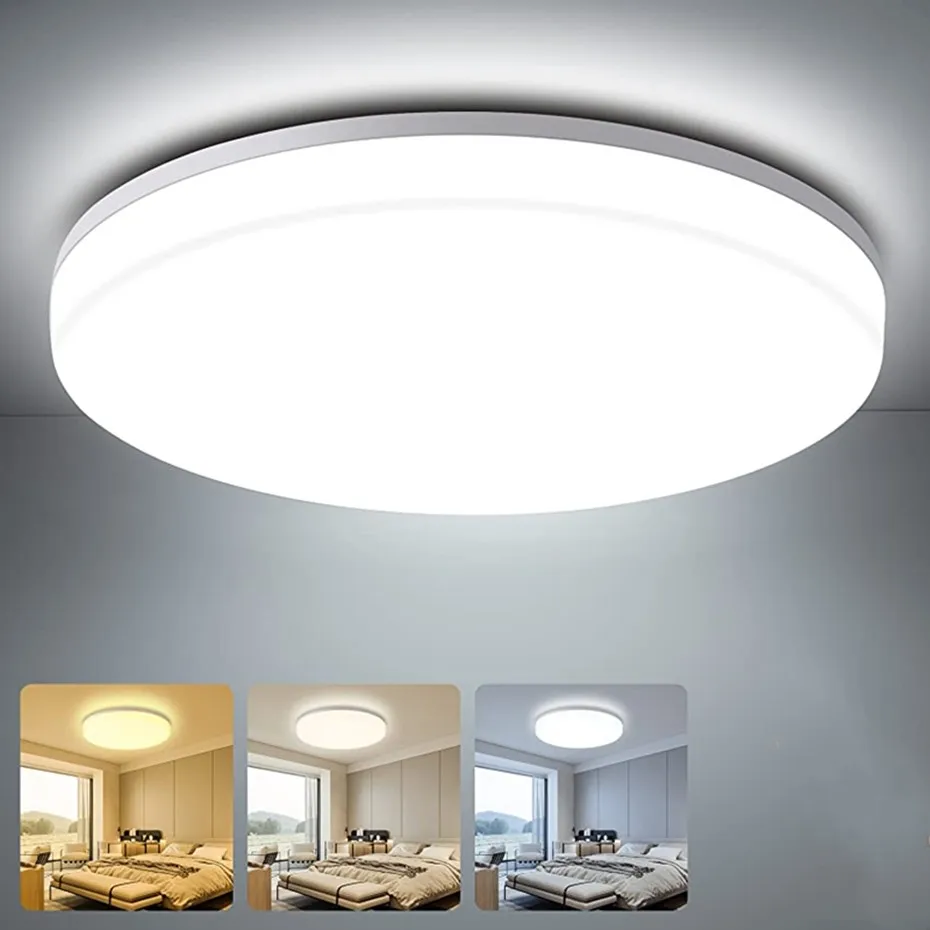 

Ultra Thin Led Ceiling Lamp Modern Ceiling Chandelier 18W 36W 48W Panel Ceiling Lights Fixture For Bedroom Kitchen Home Lighting