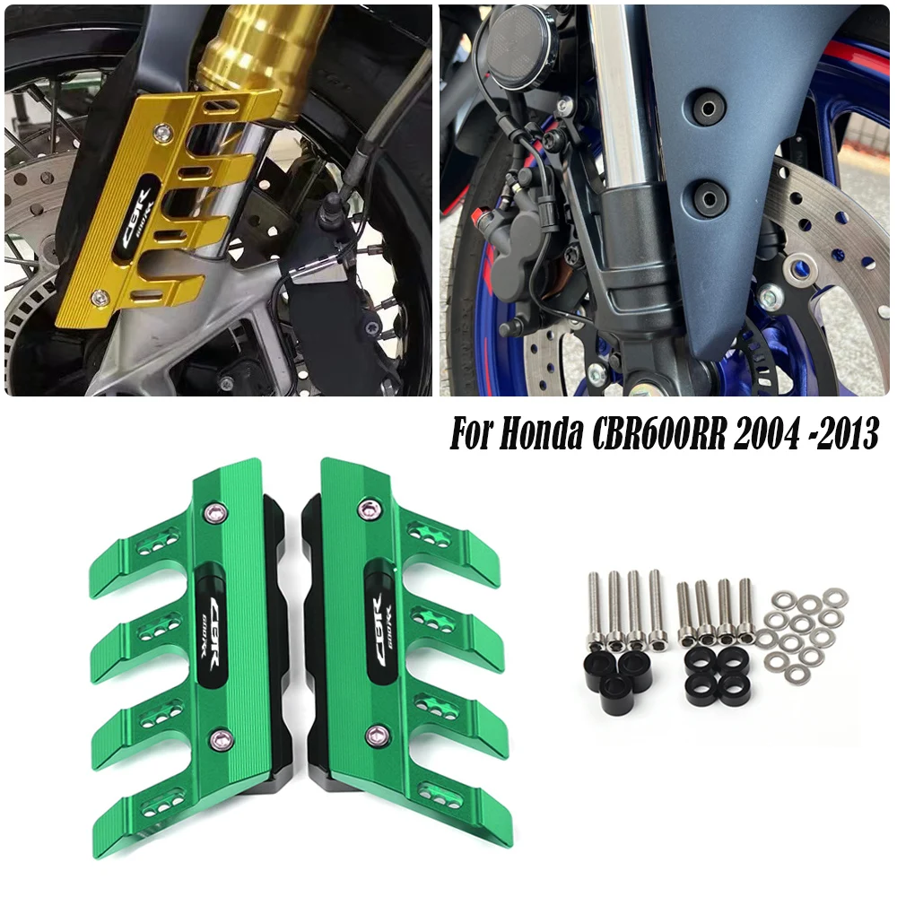 

For Honda CBR600RR CBR 600RR 2004 2005 2006-2013 Motorcycle Front Fork Protector Fender anti-fall Slider Guard Accessories Mudgu